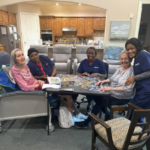 From mind-bending crosswords to all-hands-on-deck jigsaw teamwork, our residents are bringing their A-game today.